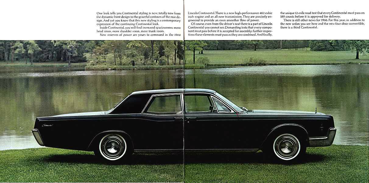 1966 Lincoln Continental Brochure Page 13